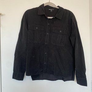 James Perse Corduroy button-up (black)